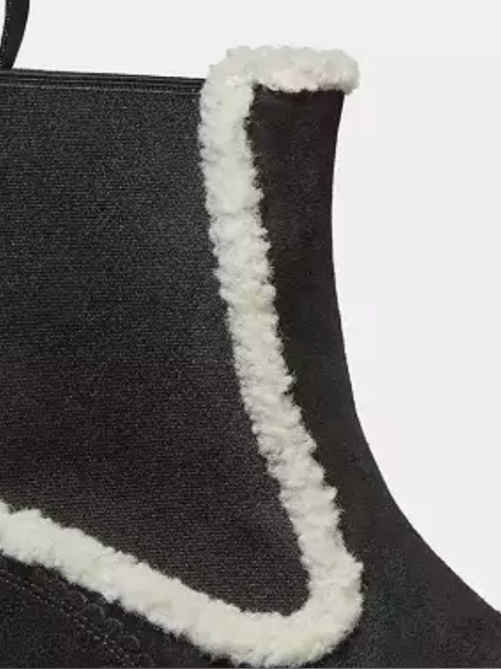 Kate Spade Suede Boot with Cream Shearling Trim NIB size 9 - Picture 5 of 6